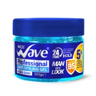 wide wave professional hair styling gel Blue 350 Gram