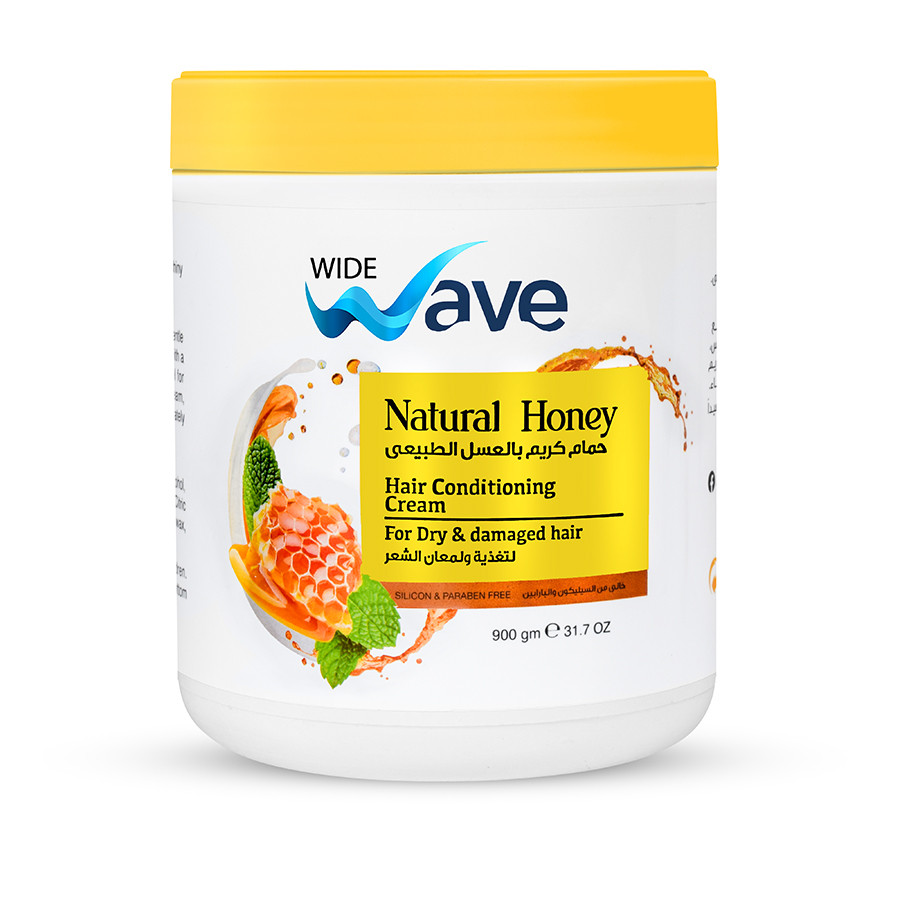 wide wave hair conditioning cream natural honey 900 Gram